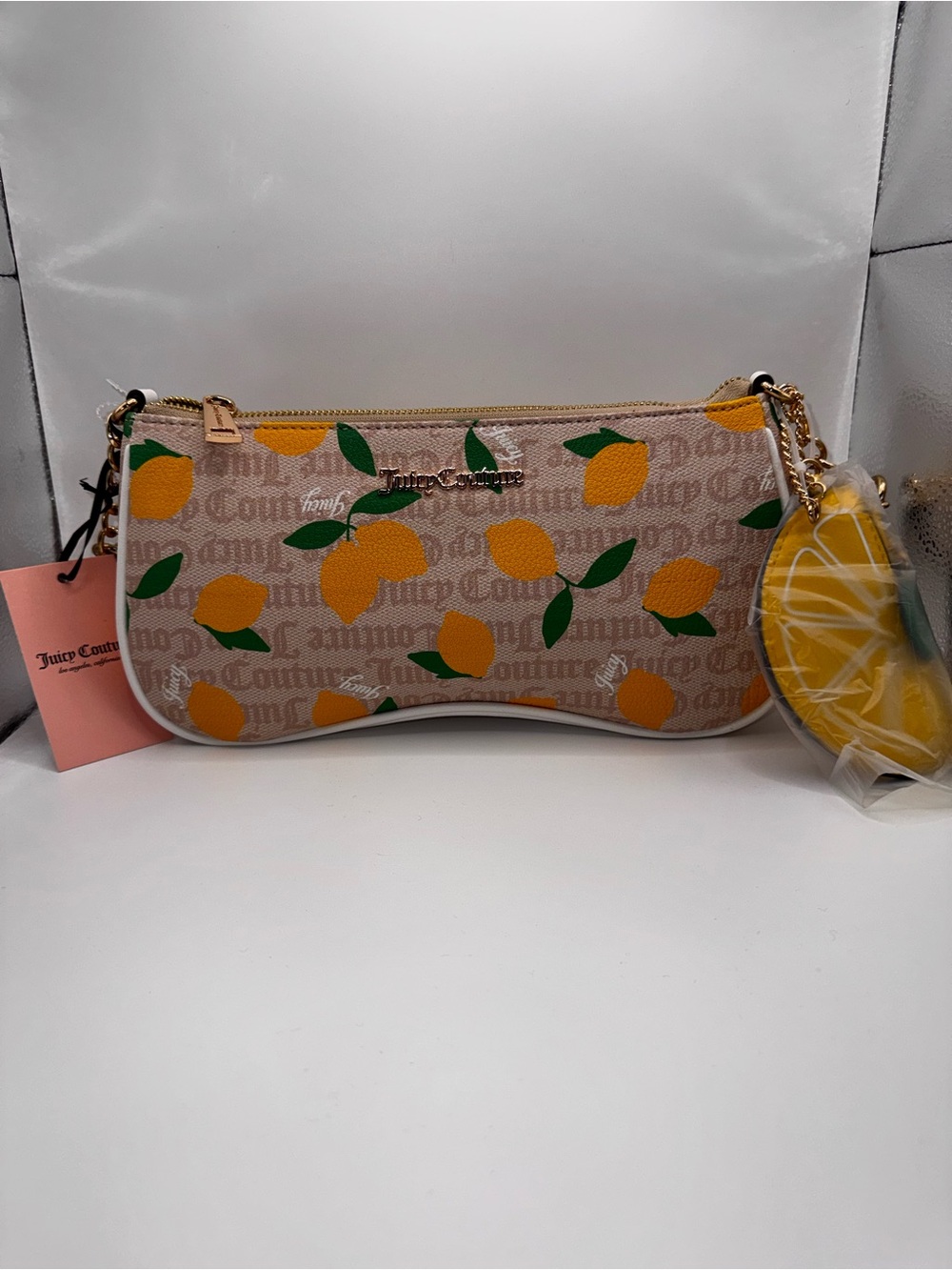 Juicy Couture Fruitful Shoulder Bag Sandstone Multi